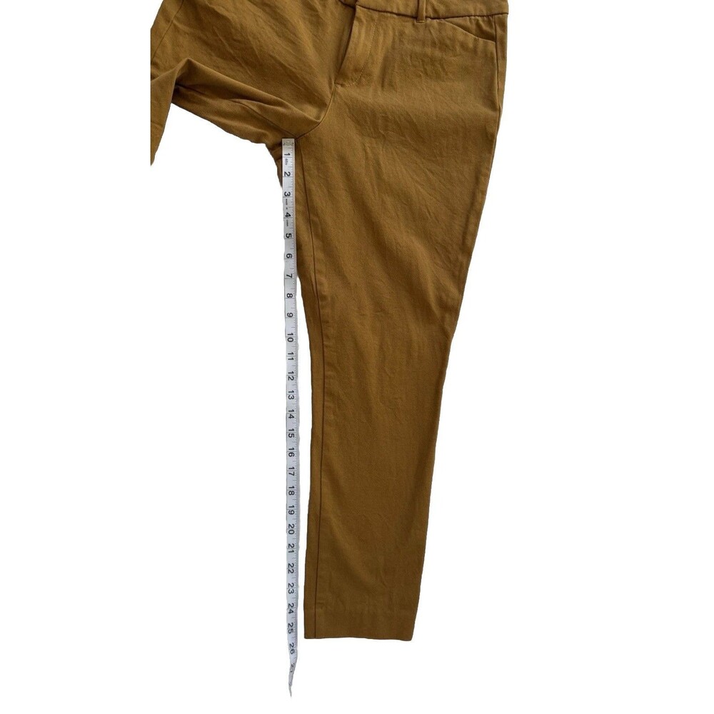 Old Navy Womens Size 10 Pixie Ankle Mid-Rise Stretch Pants Brown - Picture 7 of 9